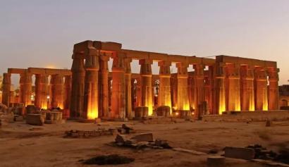 The ancient city of Thebes